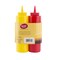 Tablecraft TableCraft Nostalgia Red/Yellow Polyethylene Ketchup and Mustard Dispensers 24 oz, PK2 112KM - alternate 2